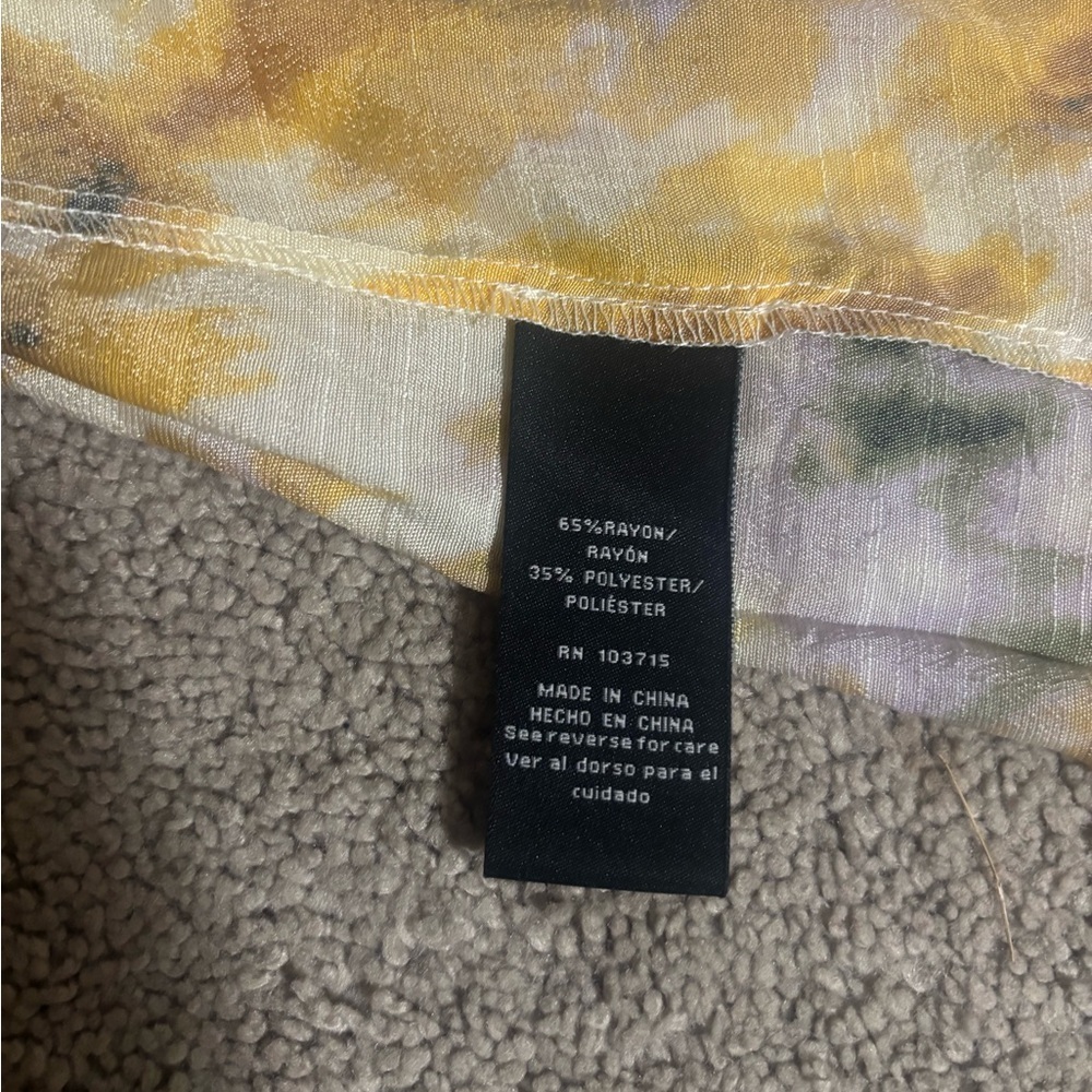 Zac & Rachel Womens Blouse Tie Dye Off Shoulder Boho 3/4 Balloon
Sleeve Large - Picture 13 of 15